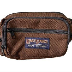 Eastport Great Outdoors Brown Canvas Fanny Pack
